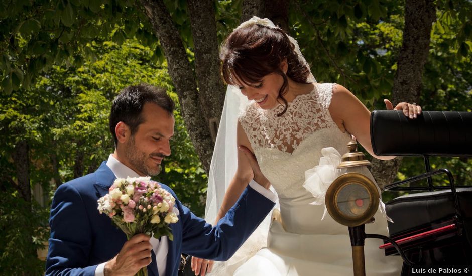 La boda de Carlos y Marije en San Ildefonso O La Granja, Segovia