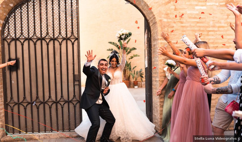 La boda de Gabriela y Alessandro en Albal, Valencia