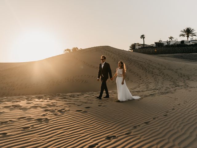 La boda de Alfonso y Elodie en Taurito, Las Palmas 10