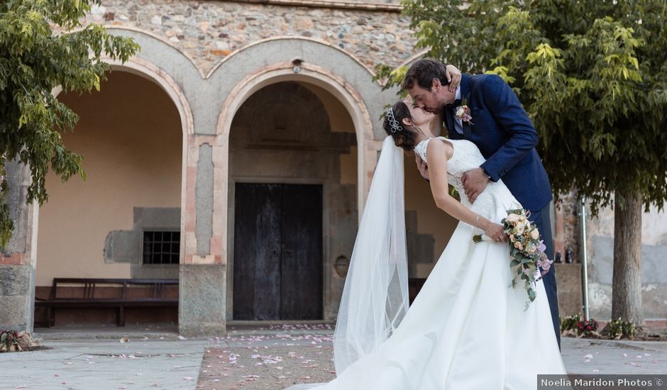 La boda de Anabel y Álex en Sant Gregori (Municipio), Girona