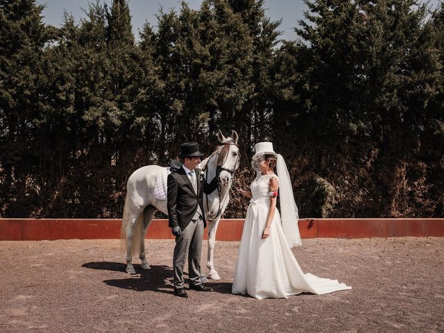 La boda de Jesús y Amparo en Ballesteros De Calatrava, Ciudad Real 1