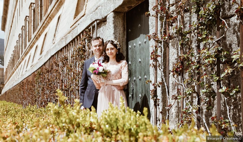 La boda de José Manuel y Irina en San Lorenzo De El Escorial, Madrid
