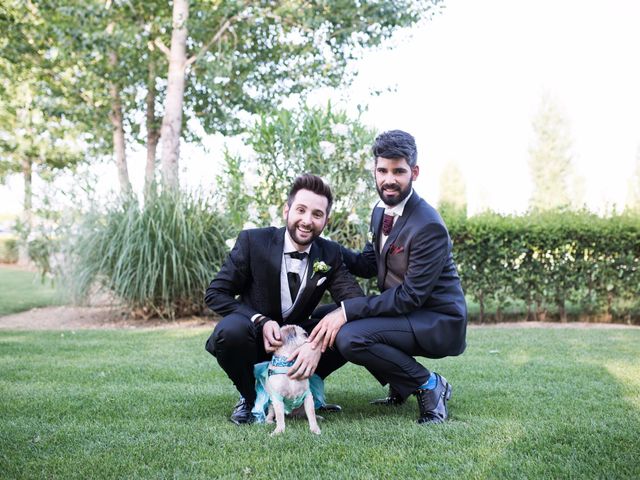 La boda de Fer y Luis en Aranjuez, Madrid 1