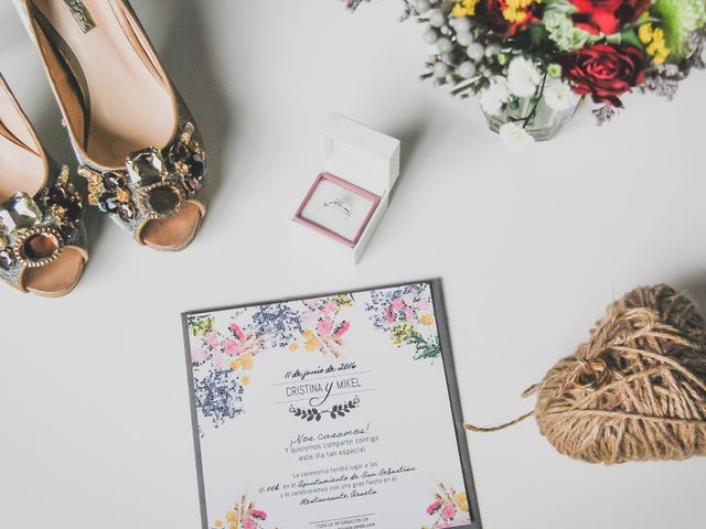 La boda de Mikel y Cristina en Donostia-San Sebastián, Guipúzcoa 1