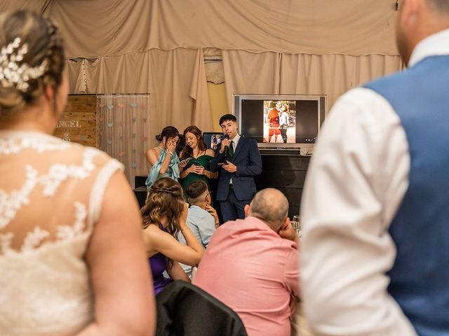 La boda de Ángel y Rebeca en Logrosan, Cáceres 83