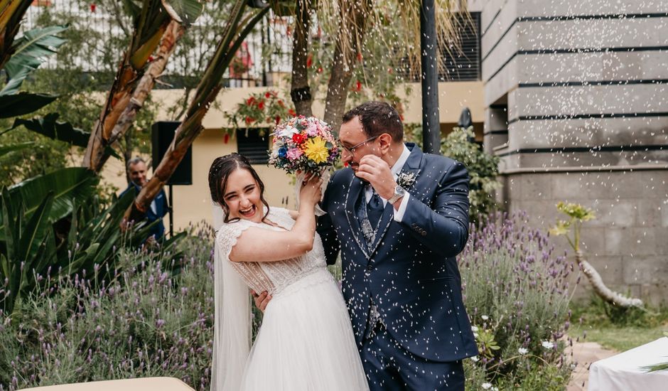 La boda de Elena  y Iraldo  en Santa Brigida, Las Palmas