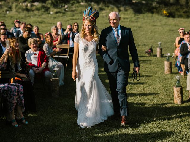 La boda de Iban y María en Canalda, Lleida 45