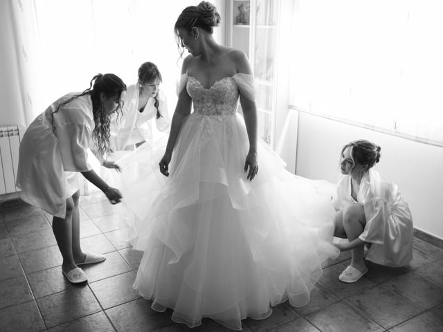 La boda de Marc marginet Domínguez  y Beatriz bejar roman en Palau De Plegamans, Barcelona 2