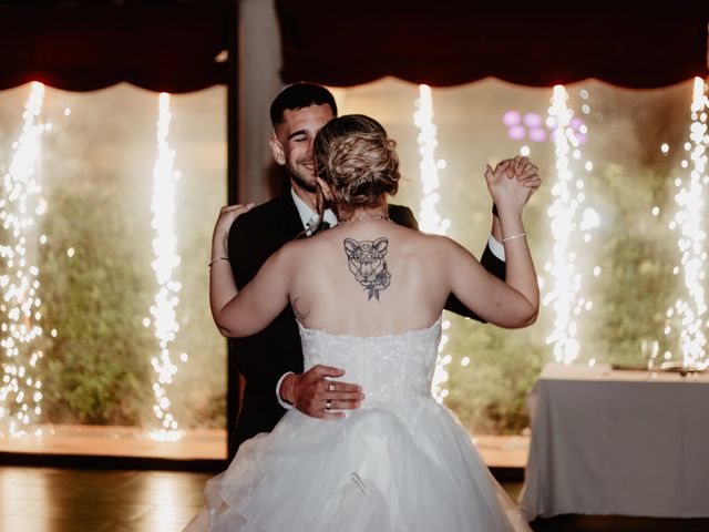 La boda de Marc marginet Domínguez  y Beatriz bejar roman en Palau De Plegamans, Barcelona 10
