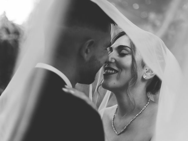 La boda de Marc marginet Domínguez  y Beatriz bejar roman en Palau De Plegamans, Barcelona 13