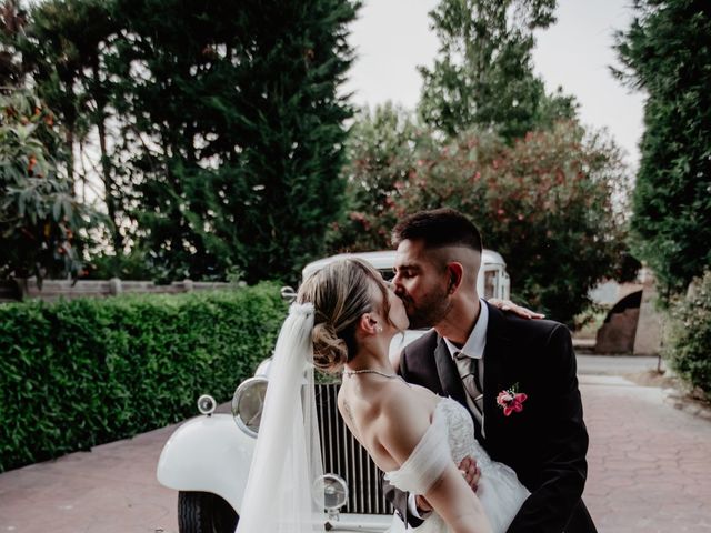 La boda de Marc marginet Domínguez  y Beatriz bejar roman en Palau De Plegamans, Barcelona 1
