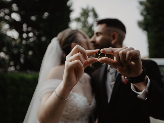 La boda de Marc marginet Domínguez  y Beatriz bejar roman en Palau De Plegamans, Barcelona 15