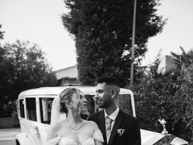 La boda de Marc marginet Domínguez  y Beatriz bejar roman en Palau De Plegamans, Barcelona 16