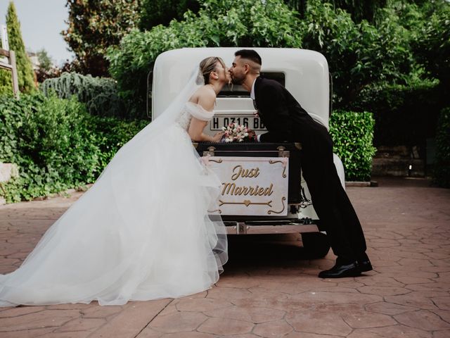 La boda de Marc marginet Domínguez  y Beatriz bejar roman en Palau De Plegamans, Barcelona 17