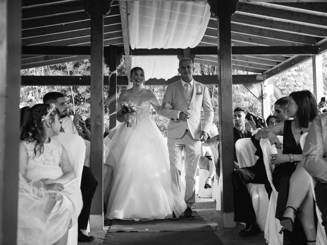 La boda de Marc marginet Domínguez  y Beatriz bejar roman en Palau De Plegamans, Barcelona 19