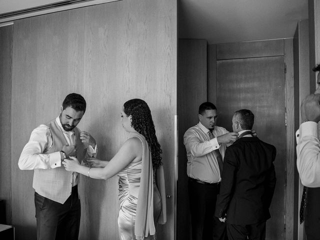 La boda de Adrián y Clara en El Olivar, Madrid 1