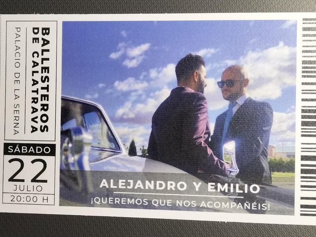 La boda de Emilio y Alejandro  en Ballesteros De Calatrava, Ciudad Real 2