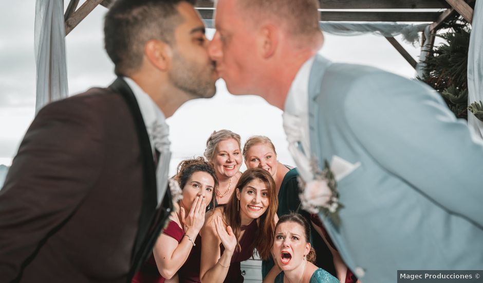 La boda de Michel y Sina en El Sauzal, Santa Cruz de Tenerife