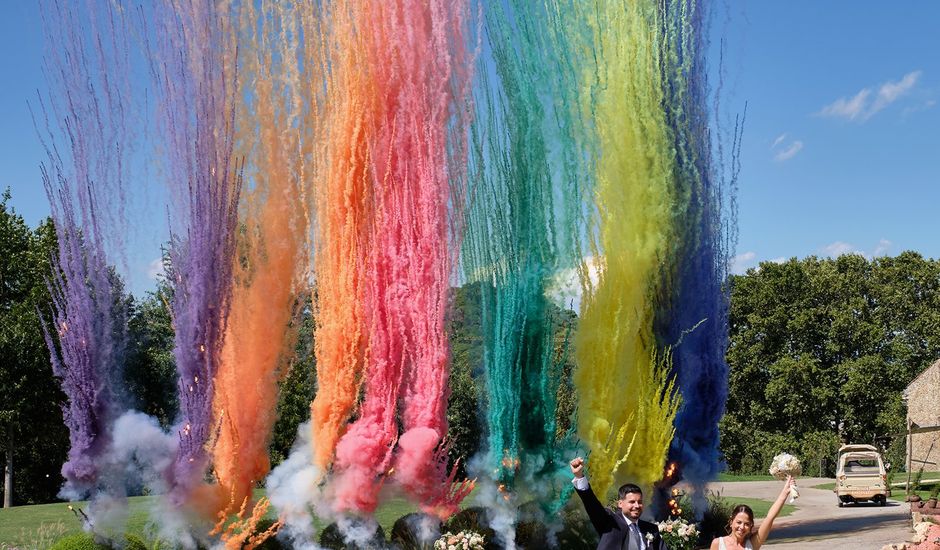 La boda de Alejandro  y Natalia en Sant Fost De Campsentelles, Barcelona
