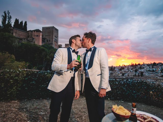 La boda de Gabriel y Alvaro en Granada, Granada 90