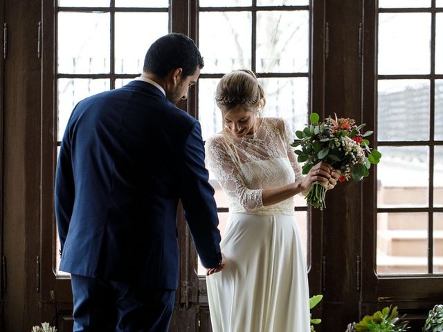 La boda de Santi y Aina en Sant Cugat Sesgarrigues, Barcelona 11