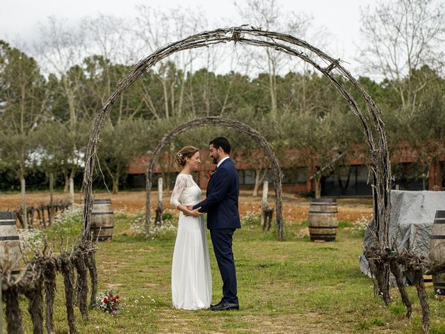 La boda de Santi y Aina en Sant Cugat Sesgarrigues, Barcelona 18