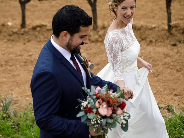 La boda de Santi y Aina en Sant Cugat Sesgarrigues, Barcelona 22