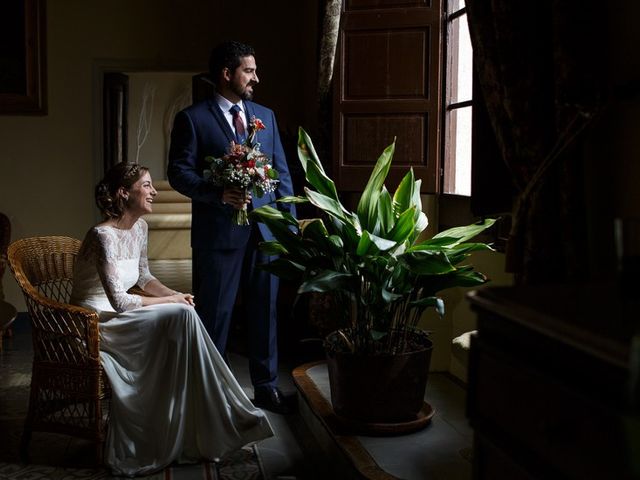 La boda de Santi y Aina en Sant Cugat Sesgarrigues, Barcelona 31