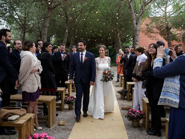 La boda de Santi y Aina en Sant Cugat Sesgarrigues, Barcelona 38