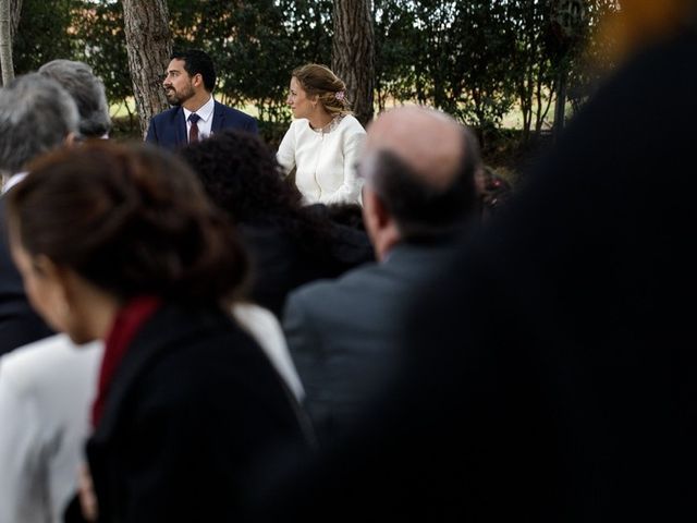 La boda de Santi y Aina en Sant Cugat Sesgarrigues, Barcelona 42