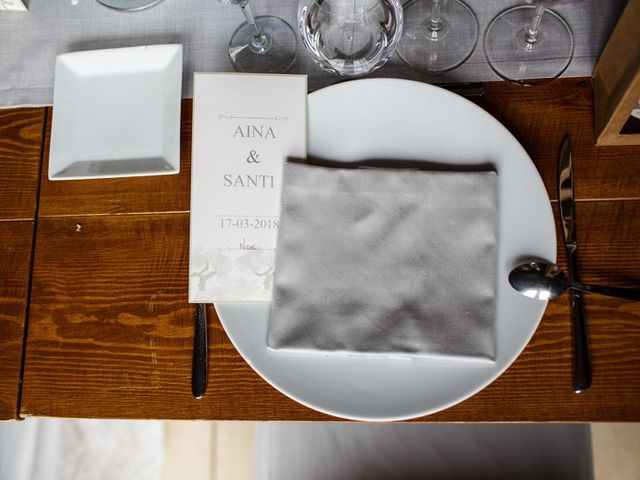 La boda de Santi y Aina en Sant Cugat Sesgarrigues, Barcelona 48
