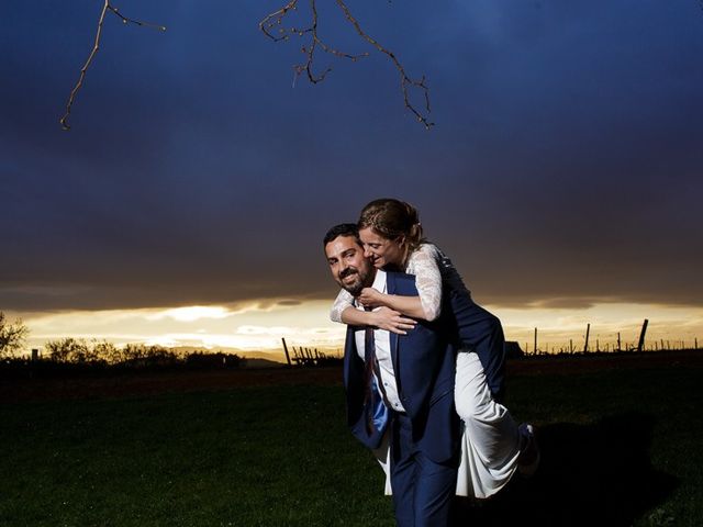 La boda de Santi y Aina en Sant Cugat Sesgarrigues, Barcelona 1