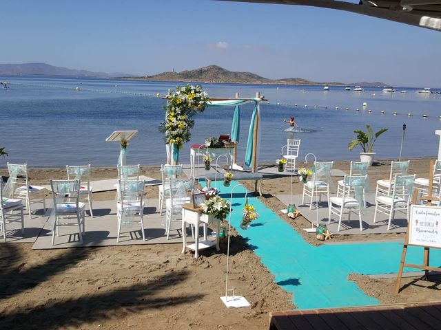 La boda de Antonio y Ana Belén en La Manga Del Mar Menor, Murcia 1
