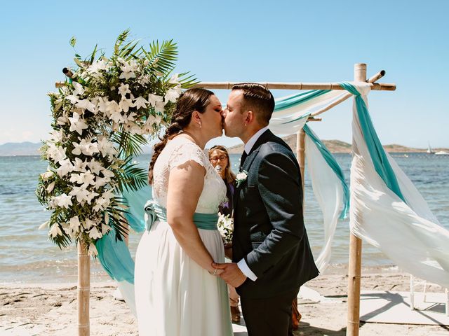La boda de Antonio y Ana Belén en La Manga Del Mar Menor, Murcia 2