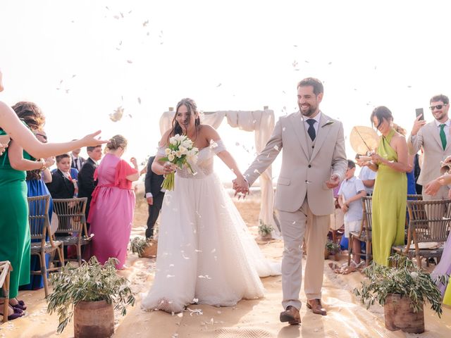 La boda de Christian y Gemma en El Palmar, Cádiz 1