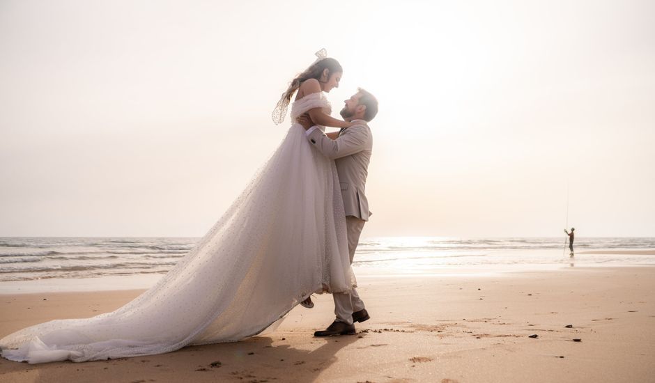 La boda de Christian y Gemma en El Palmar, Cádiz