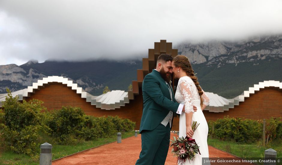 La boda de Carlos y Ioana en Laguardia, Álava