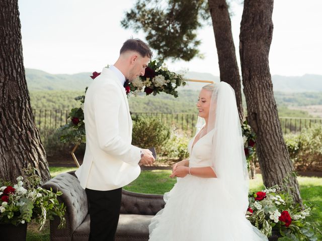 La boda de Lewis y Amy en Sant Marti De Tous, Barcelona 56