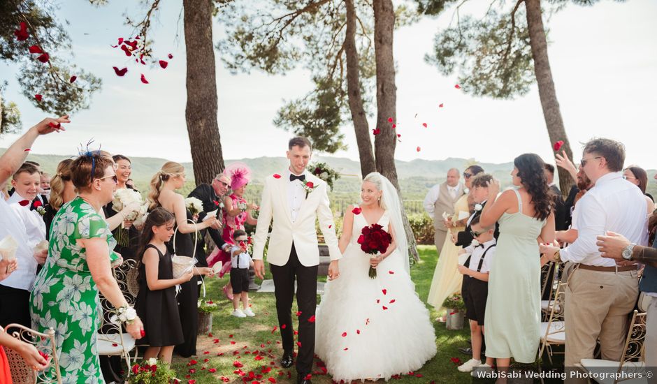 La boda de Lewis y Amy en Sant Marti De Tous, Barcelona