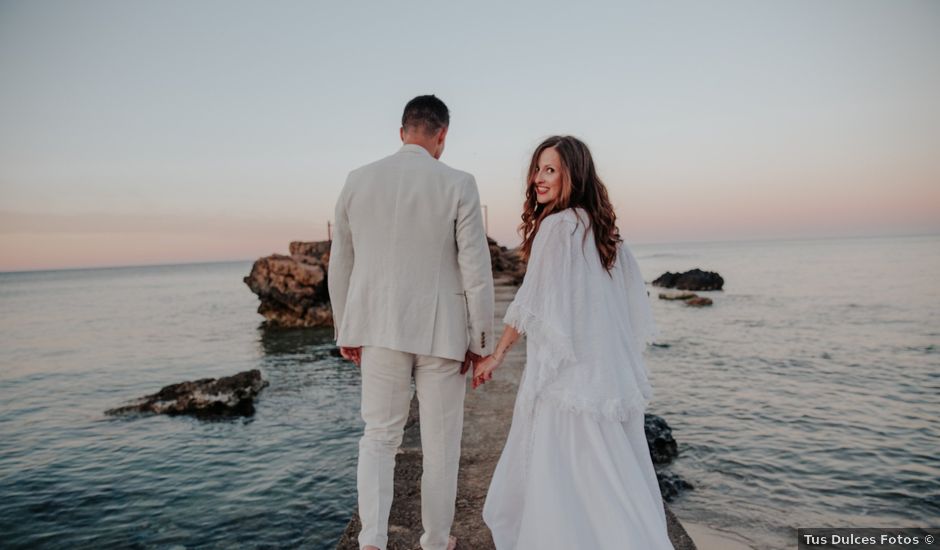 La boda de Alvaro y Mara en Cala De San Vicente Ibiza, Islas Baleares
