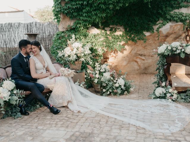 La boda de Alberto y Sara en La Cañada De Calatrava, Ciudad Real 49