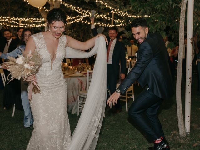 La boda de Alberto y Sara en La Cañada De Calatrava, Ciudad Real 81