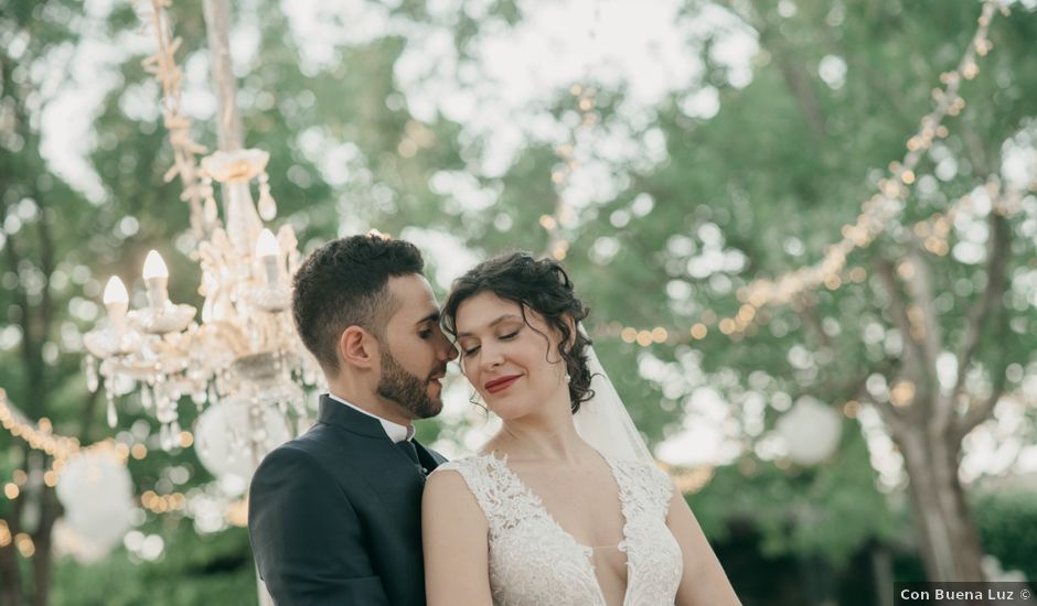 La boda de Alberto y Sara en La Cañada De Calatrava, Ciudad Real