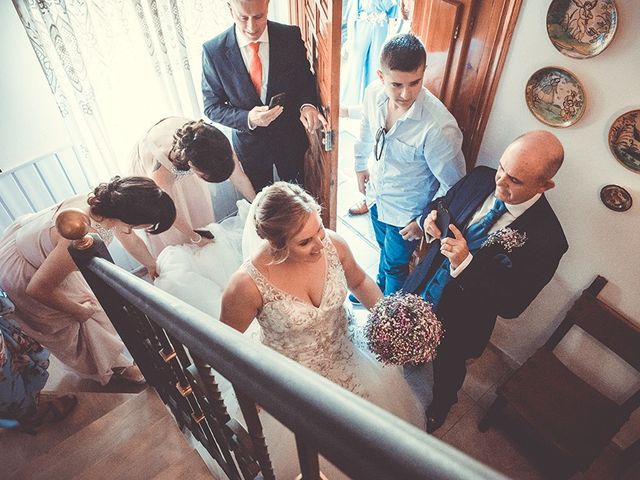 La boda de José y Rosalía en El Puente Del Arzobispo, Toledo 22