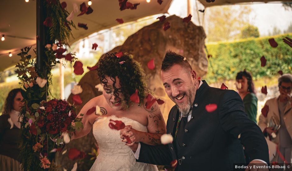 La boda de Gudari y Eider en Atxondo, Vizcaya