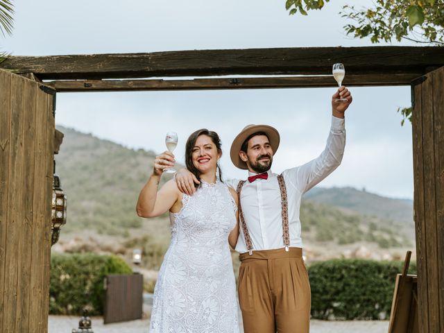 La boda de Dani y María en Felix, Almería 40