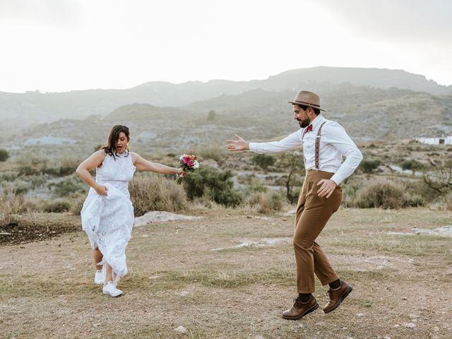 La boda de Dani y María en Felix, Almería 61