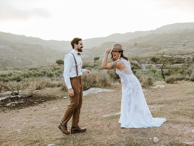 La boda de Dani y María en Felix, Almería 75