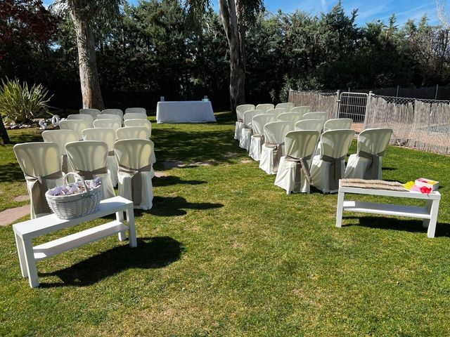 La boda de Alberto  y Esperanza  en Brunete, Madrid 1