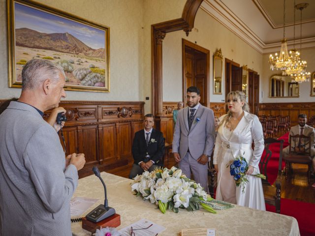 La boda de Domingo y Itahisa en La Orotava, Santa Cruz de Tenerife 36